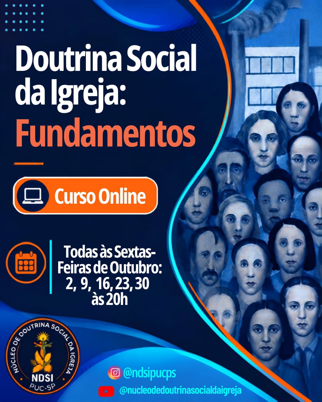 Curso gratuito sobre Doutrina Social da Igreja já reúne mais de 500 inscritos