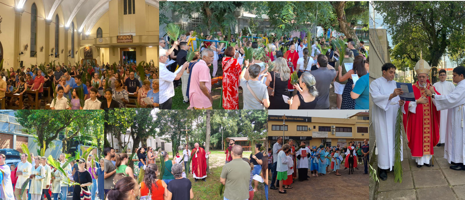 Domingo de Ramos é celebrado em todas as paróquias da Arquidiocese de Porto Alegre